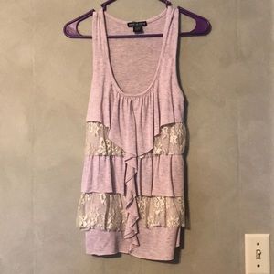 Ruffle tank top